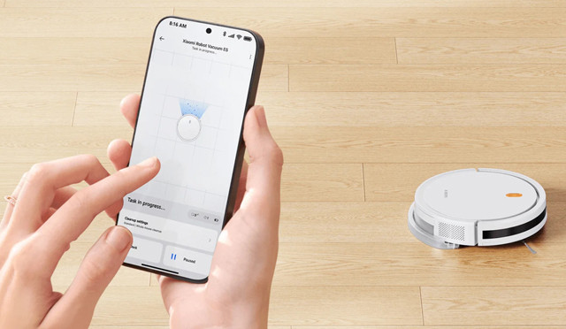 Robot sprzątający z mopem Xiaomi E5 (biały) - zdjęcie 5