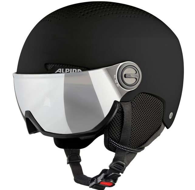 Kask narciarski ALPINA ARBER VISOR Q LITE BLACK 54-58 - zdjęcie 2