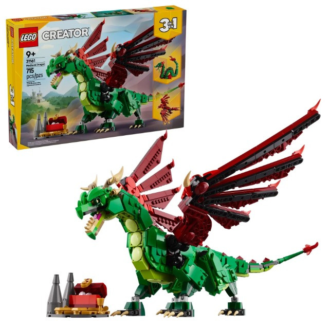 LEGO CREATOR 3w1 31161 Średniowieczny smok - zdjęcie 1