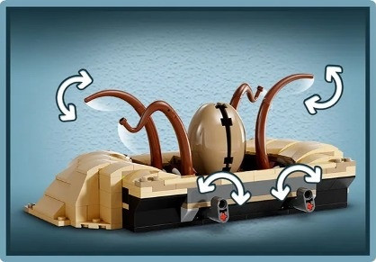 LEGO Star Wars 75396 Pustynna barka i jama sarlacca - zdjęcie 3