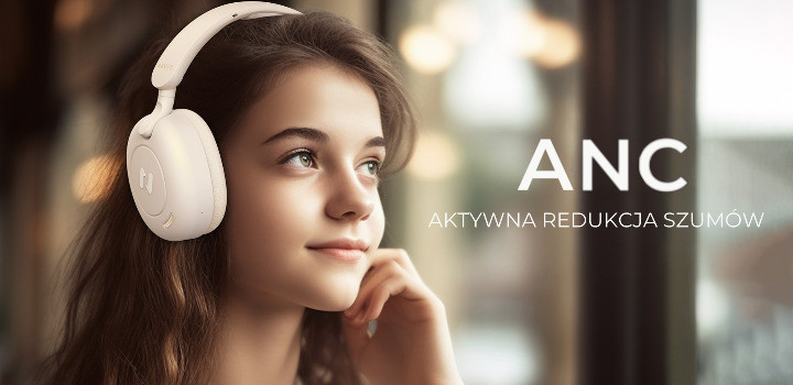 Słuchawki bezprzew. bluetooth Havit H655BT beżowy - zdjęcie 2