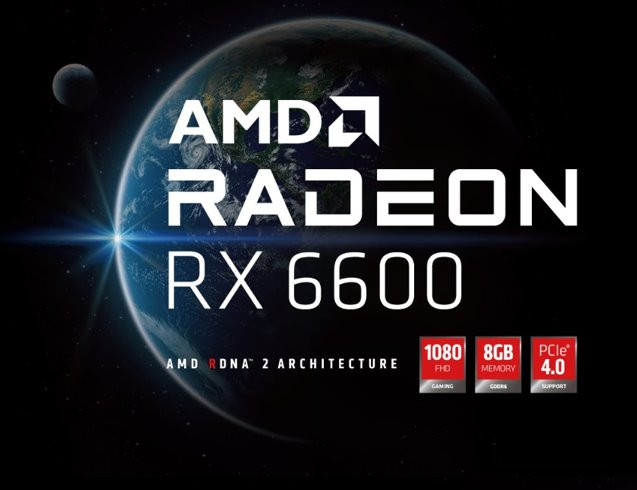 Karta graficzna PowerColor Radeon RX 6600 Fighter 8GB - zdjęcie 1
