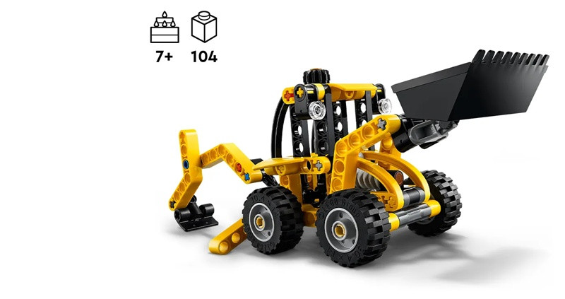 LEGO TECHNIC 42197 Koparko-ładowarka - zdjęcie 2