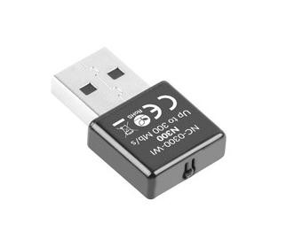 LANBERG BEZPRZEWODOWA KARTA SIECIOWA USB MINI N300 - zdjęcie 1