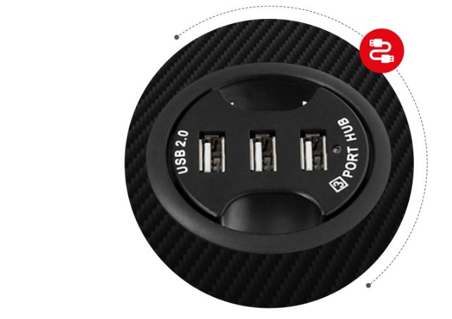 Biurko gamingowe Huzaro Hero 5.0 RGB - zdjęcie 8