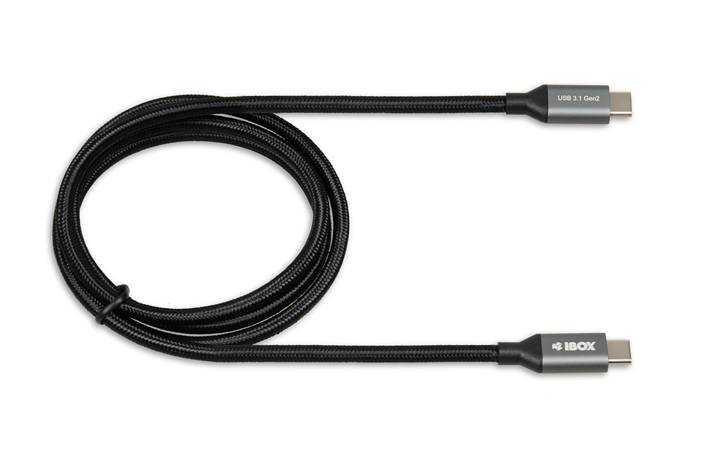 KABEL I-BOX USB 3.1 GEN.2 USB C-C, 50CM, 10GB/S - zdjęcie 1