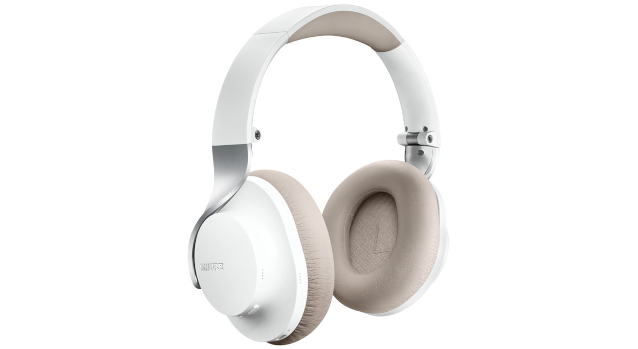 Shure SBH1DYWH1-EFS - Profesjonalne słuchawki bezprzewodowe AONIC 40 z systemem ANC (białe) - zdjęcie 1