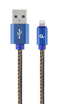 GEMBIRD KABEL PREMIUM USB TYPE-C JEANS 2M - zdjęcie 1