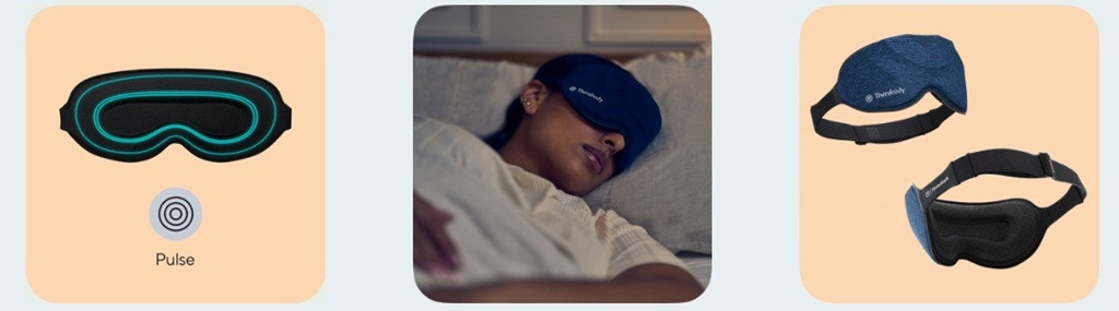 Maska relaksacyjna na oczy do spania Therabody Sleep Mask - zdjęcie 4