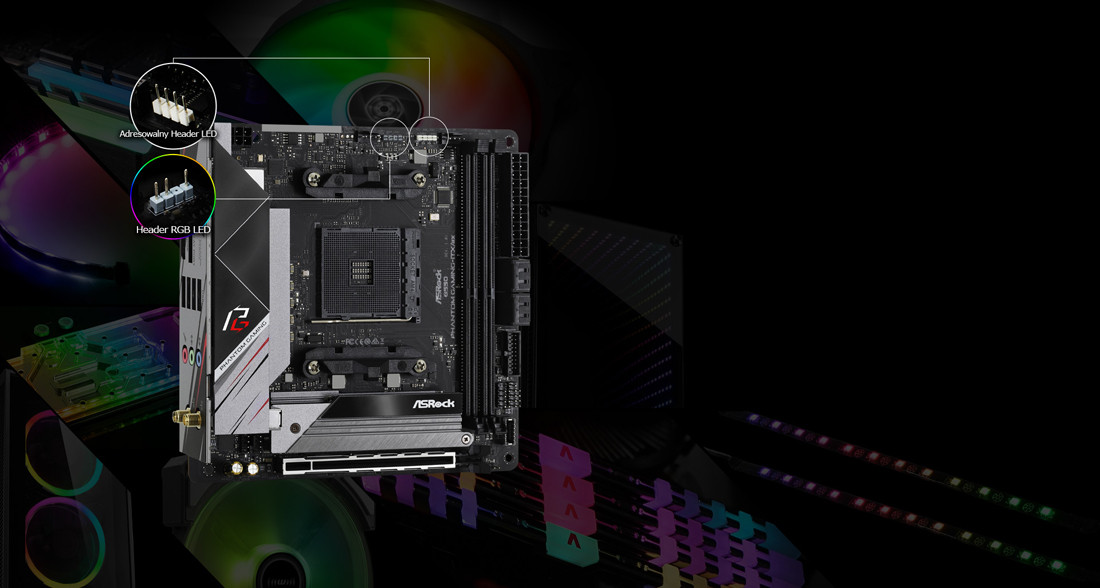 Płyta główna Asrock B550 PHANTOM GAMING-ITX/AX - zdjęcie 15