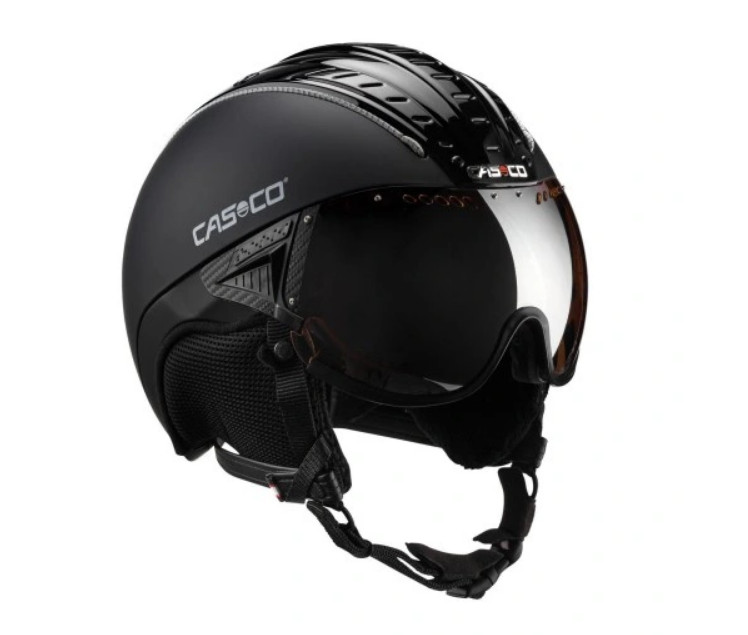 Kask narciarski CASCO SP-2 Carbonic Vis black M 55-57 - zdjęcie 2