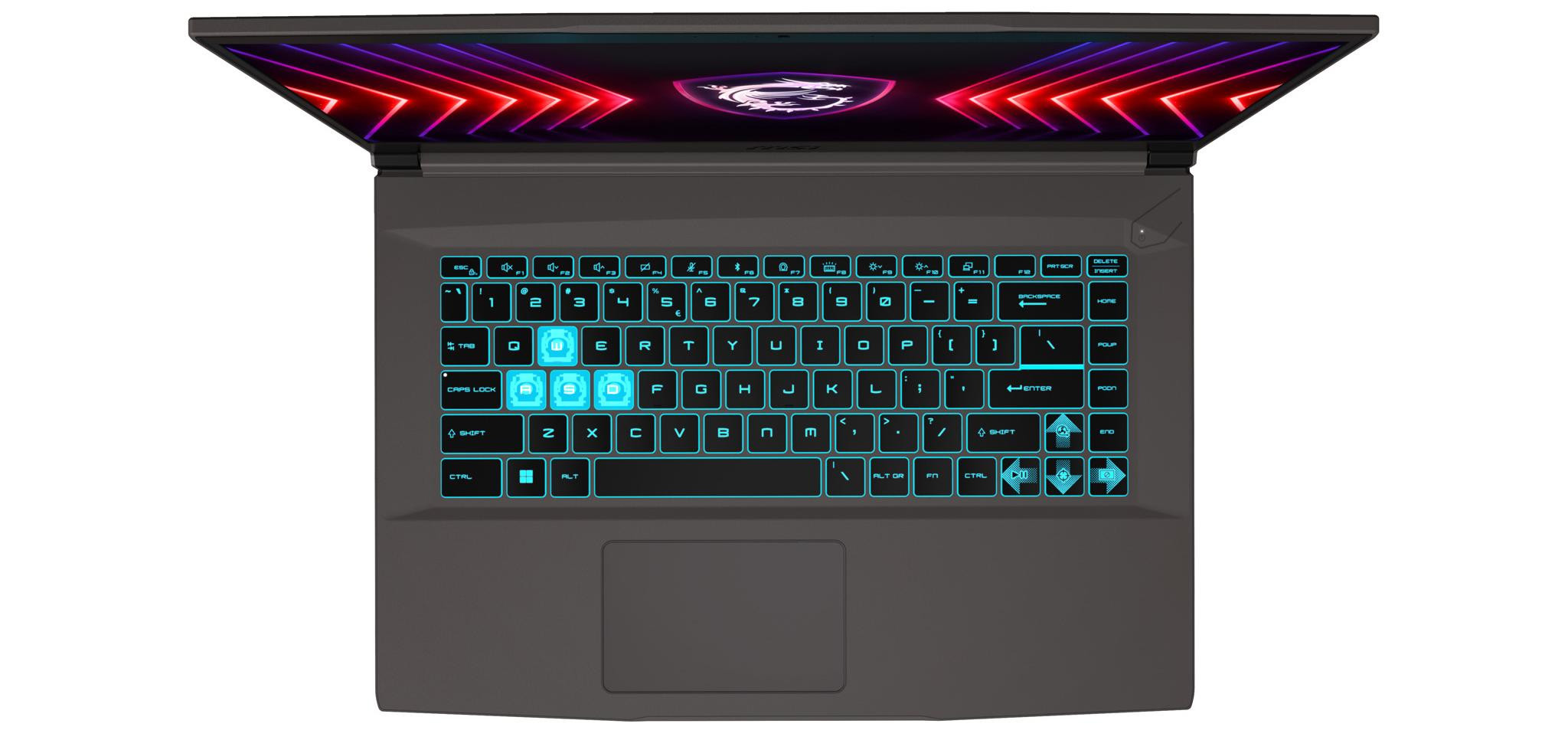 MSI Thin 15 B12UCX-1818XPL i5-12450H 15.6" FHD 144Hz IPS-Level 16GB DDR4 3200 SSD512 RTX 2050 4GB NoOS - zdjęcie 2