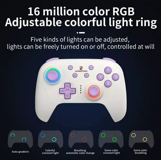 Gamepad ANBERNIC P01 Beige White - zdjęcie 4
