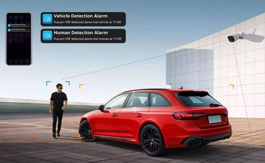 Kamera Foscam V8P 8MP Wi-Fi Biała - zdjęcie 3