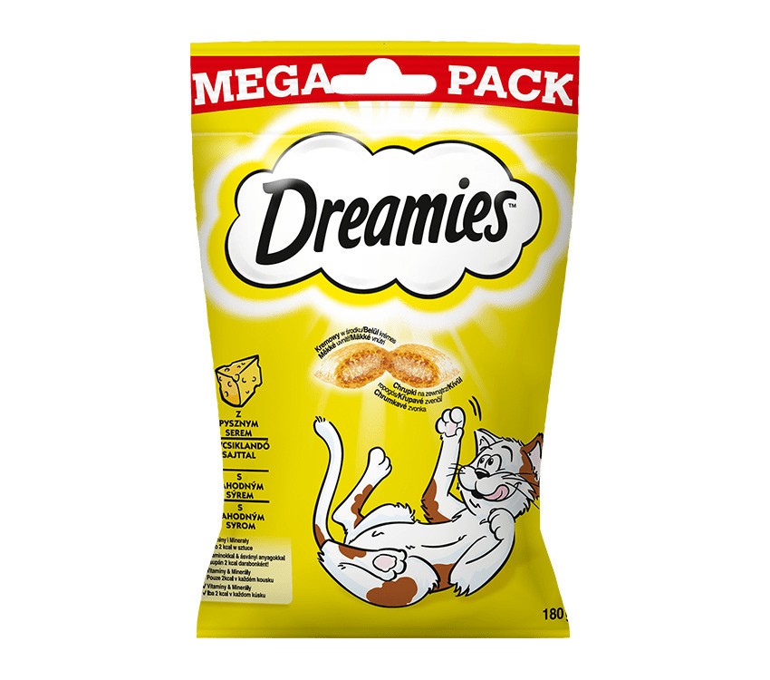 DREAMIES z żółtym serem 180g - zdjęcie 1