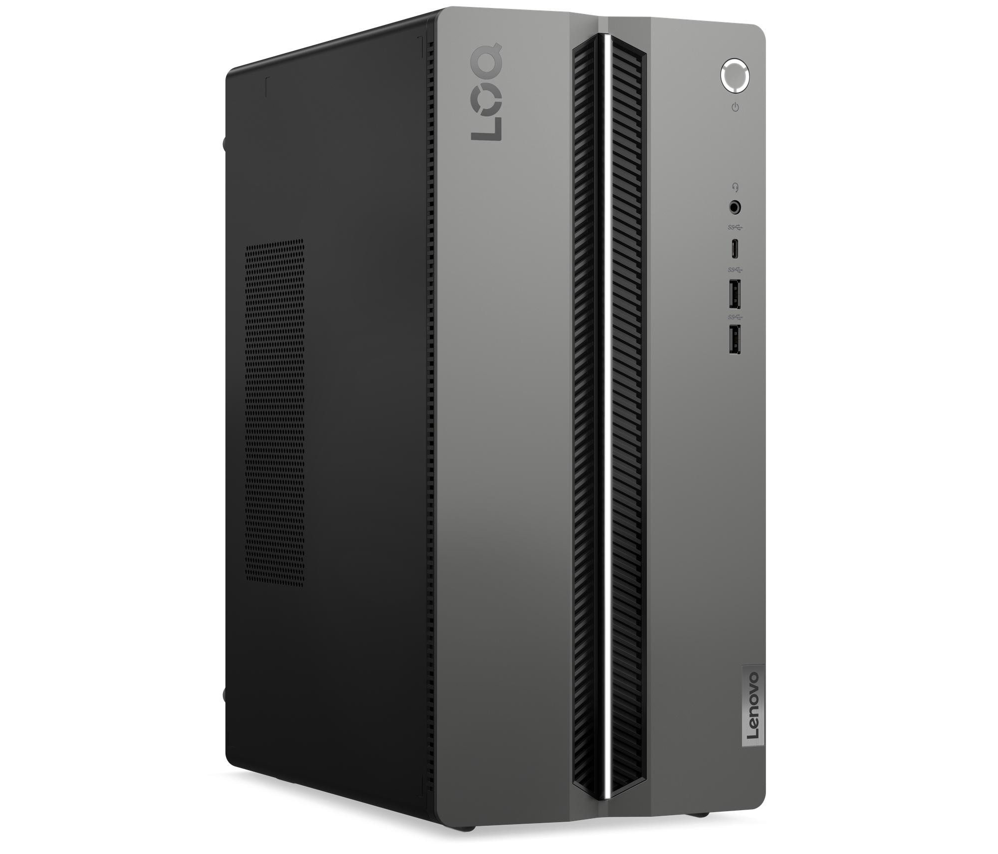 Lenovo LOQ Tower 17IRR9 i5-14400F 16GB DDR5 4800 SSD1TB GeForce RTX 3050 6GB NoOS Luna Grey/Raven Black - zdjęcie 1