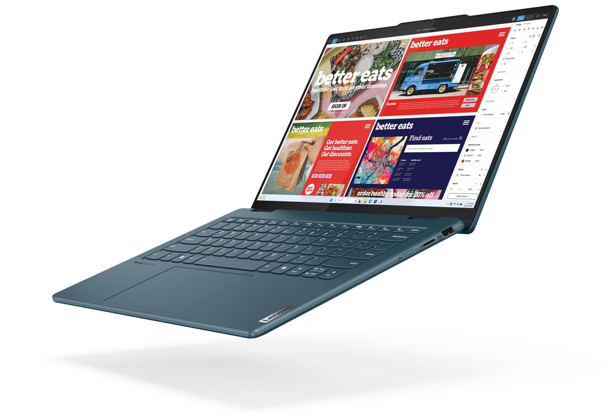 Lenovo Yoga 7 2-in-1 14IML9 Ultra 5 125H 14"WUXGA OLED 400nits Touch 16GB LPDDR5x SSD512 Intel Arc Graphics Win11 Tidal Teal - zdjęcie 4