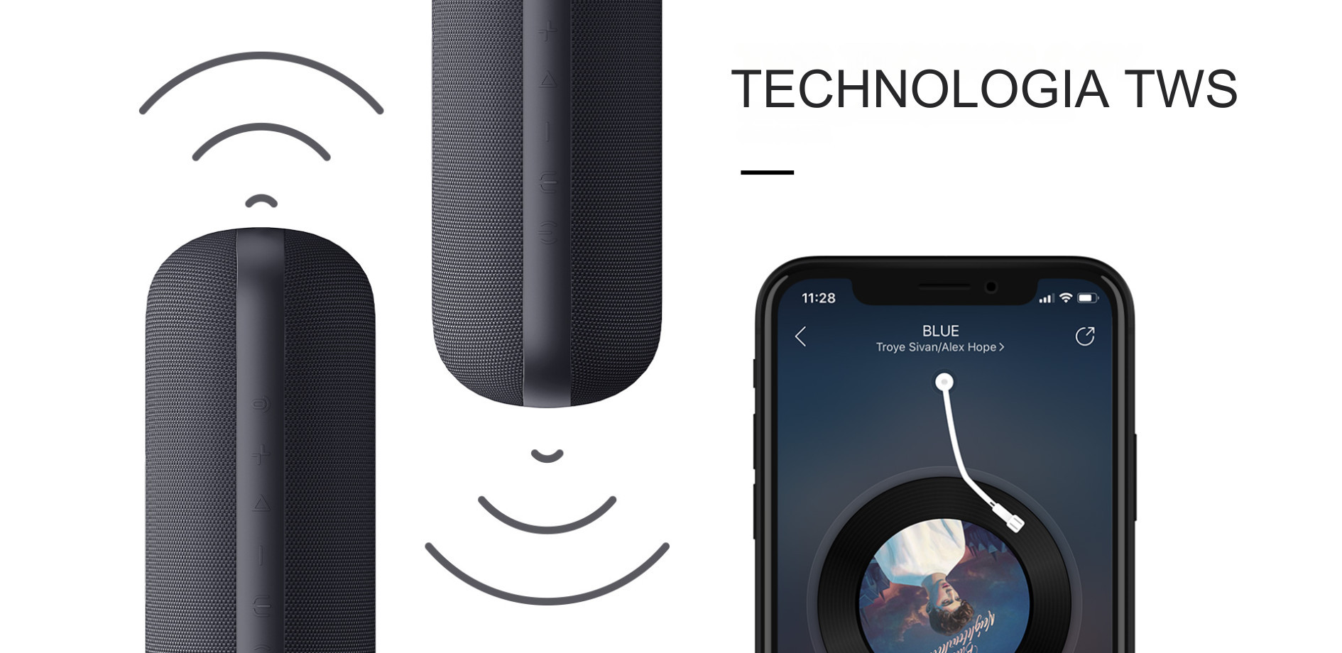 Głośnik Bluetooth Havit M69 (niebieski) - zdjęcie 5
