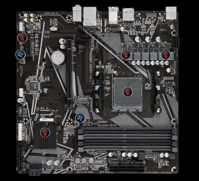 Płyta główna Gigabyte A520M DS3H V2 - zdjęcie 6
