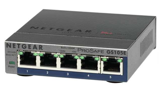 Switch Netgear GS105E-200PES 5p Unmanaged Gigabit - zdjęcie 1
