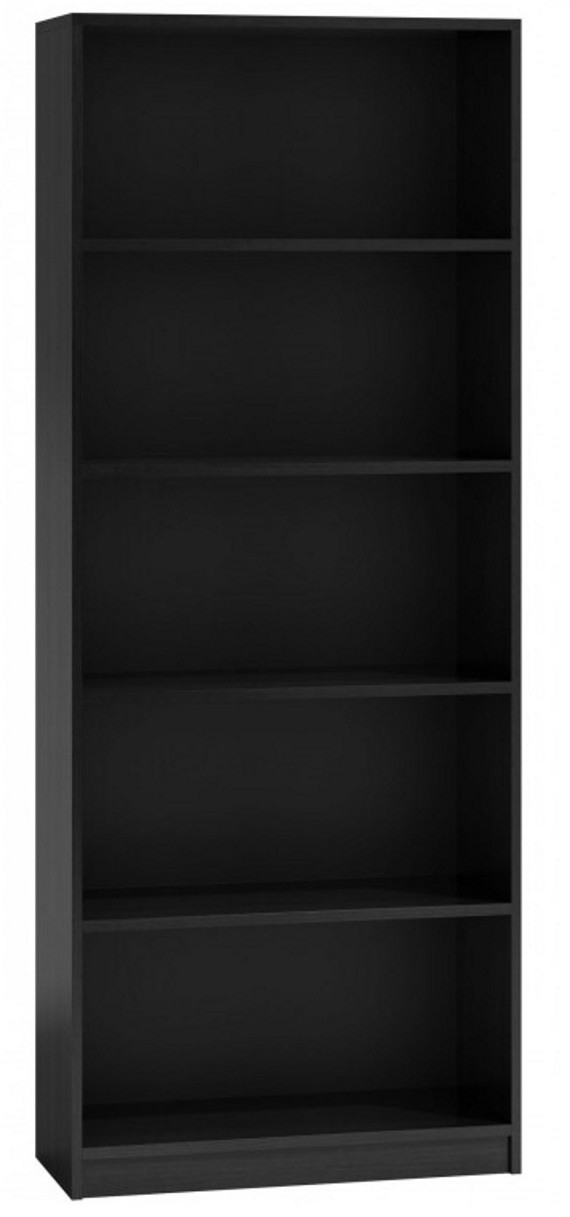 REGAŁ NA KSIĄŻKI 60 CM CZARNY - zdjęcie 1