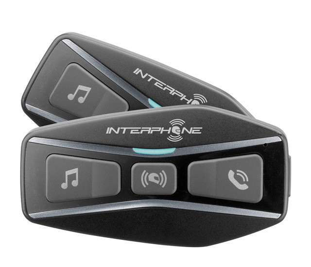 Intercom motocyklowy INTERPHONE U-COM 4, komplet na 2 kaski - zdjęcie 2