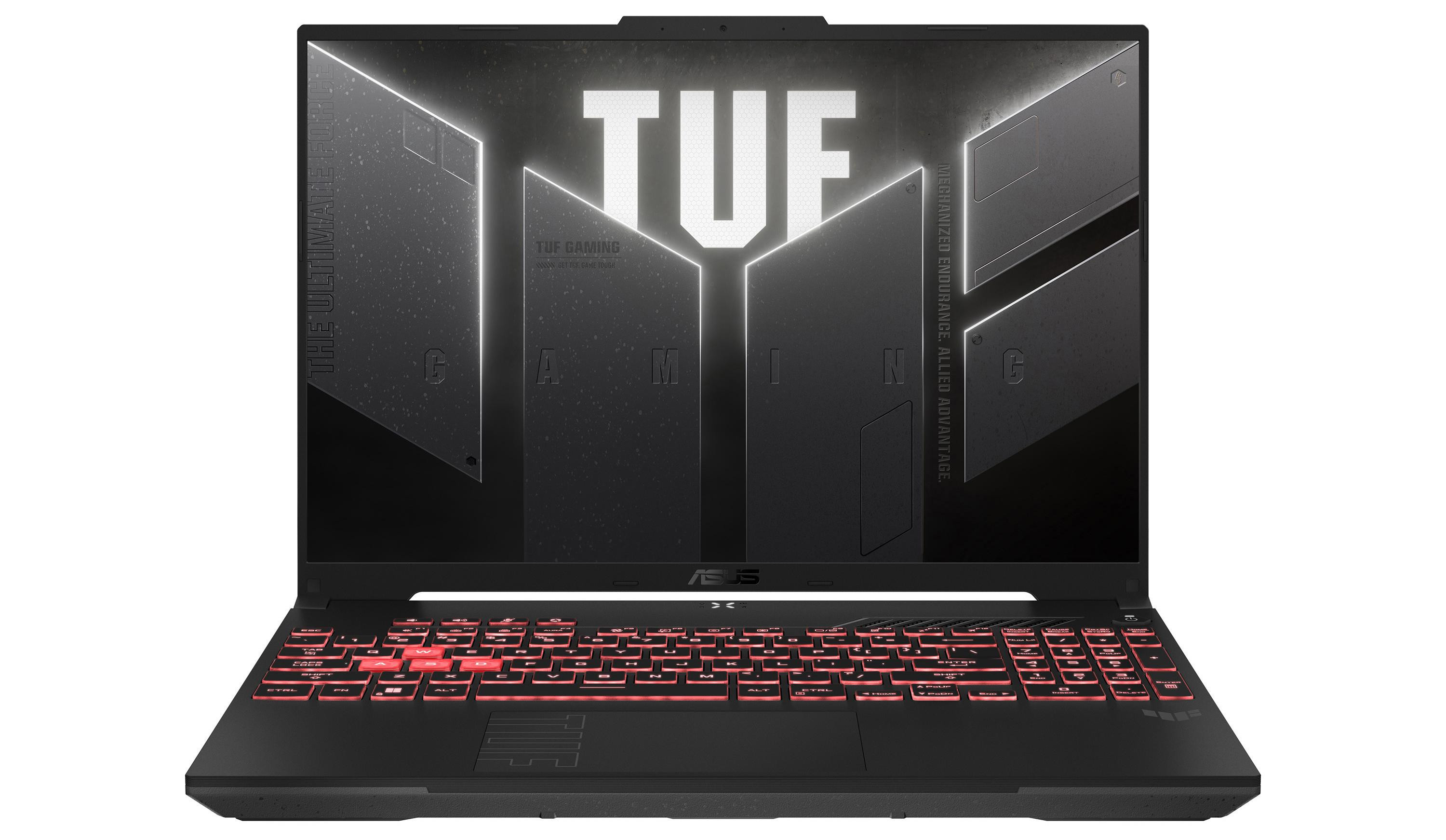 ASUS TUF Gaming A16 FA607NU-R5085W Ryzen 5 7535HS 16.0" FHD+ 144Hz Value IPS-level 300nits AG 8GB DDR5 SSD512 GeForce RTX 4050 6GB LAN WLAN+BT Cam720p 56Wh Win11 Mecha Gray - zdjęcie 2
