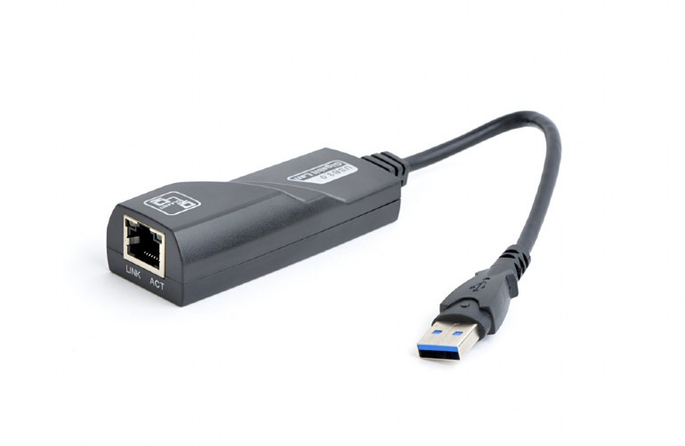 Gembird adapter usb 3.0 -> lan rj-45 1gb na kablu nic-u3-02 - zdjęcie 1