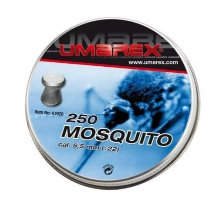 Śrut 5,5mm UMAREX Mosquito płaski 250szt (4.1920.1) - zdjęcie 1