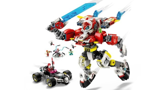 LEGO DREAMZZZ 71497 Tygrysi mech Coopera i hot rod Zero - zdjęcie 2