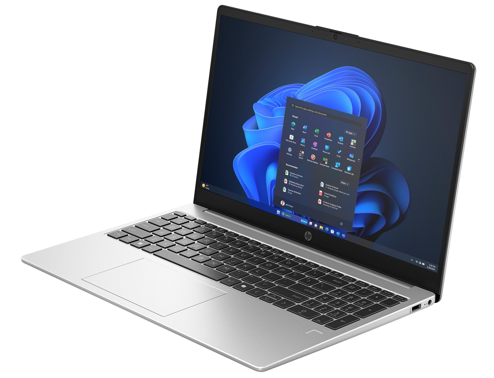 HP 250 G10 Ultra 5 120U 15.6"FHD SVA 250nits AG 16GB DDR4 SSD512 Iris Xe Graphics Cam720p 41Wh Win11 2Y - zdjęcie 2