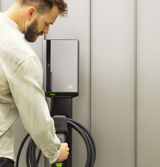 Wallbox Green Cell HabuDen 22kW 32A - kabel 5m z NFC - zdjęcie 2