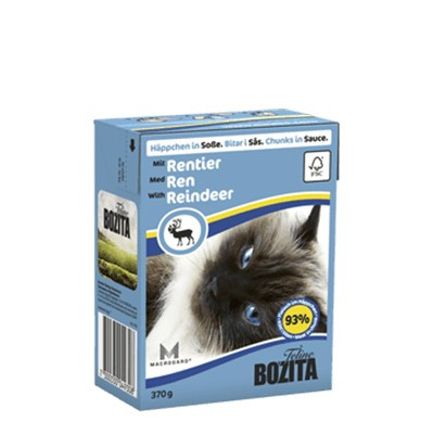 BOZITA Renifer w sosie - mokra karma dla kota - 4x370g - zdjęcie 1