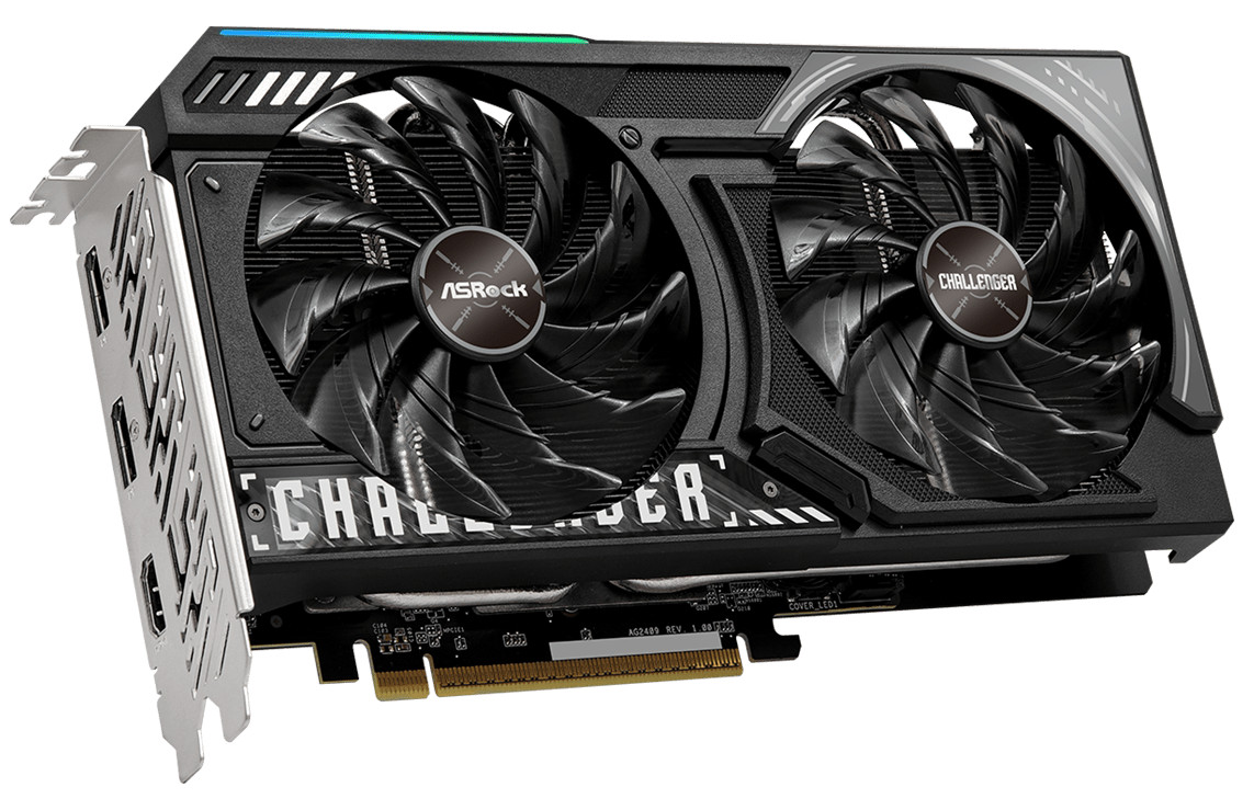 Karta graf. Asrock RX9060XT Challenger 8GB OC - zdjęcie 2