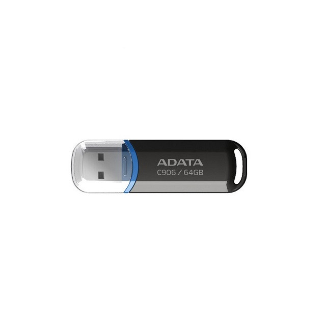 ADATA FLASHDRIVE C906 64GB USB 2.0 BLACK - zdjęcie 1