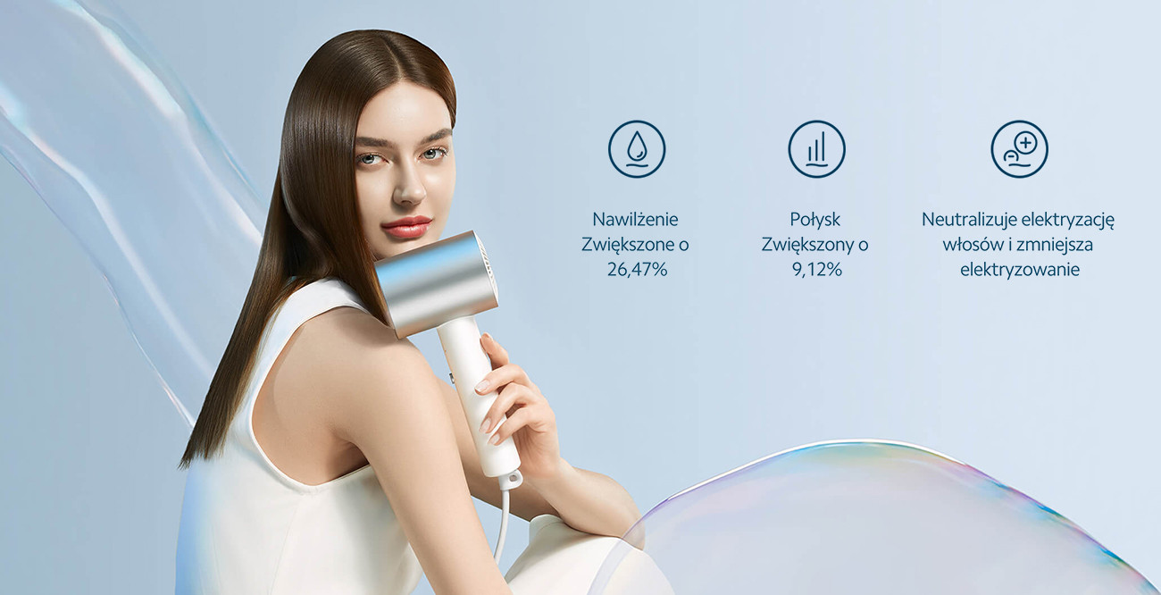 Suszarka Xiaomi Water Ionic Hair Dryer H500 - zdjęcie 8