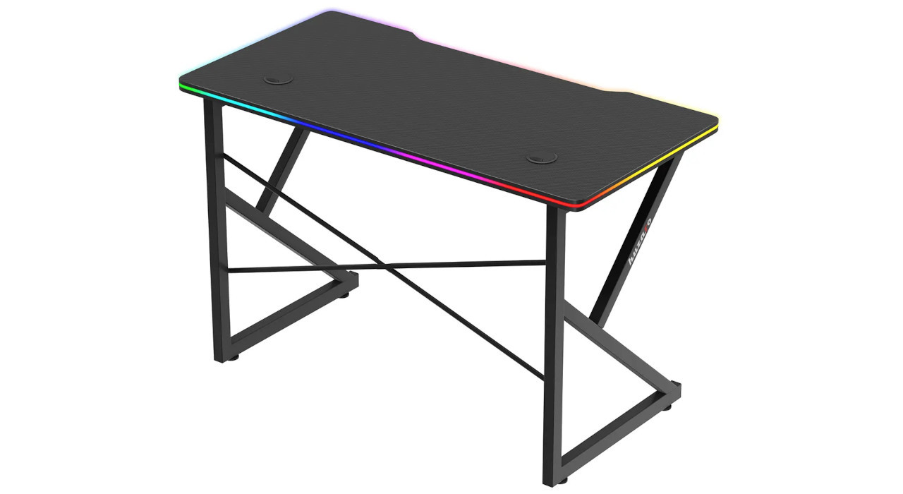 Biurko gamingowe Huzaro Hero 1.7 RGB Black - zdjęcie 2