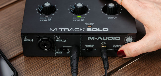 M-AUDIO M-Track SOLO - Interfejs Audio USB - zdjęcie 2