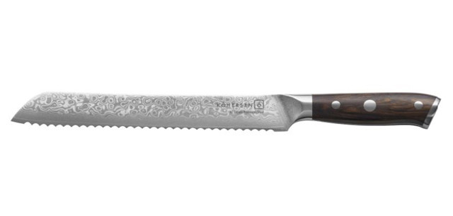 Nóż do chleba Kohersen Elegance Ebony Wood 22,9cm - zdjęcie 1