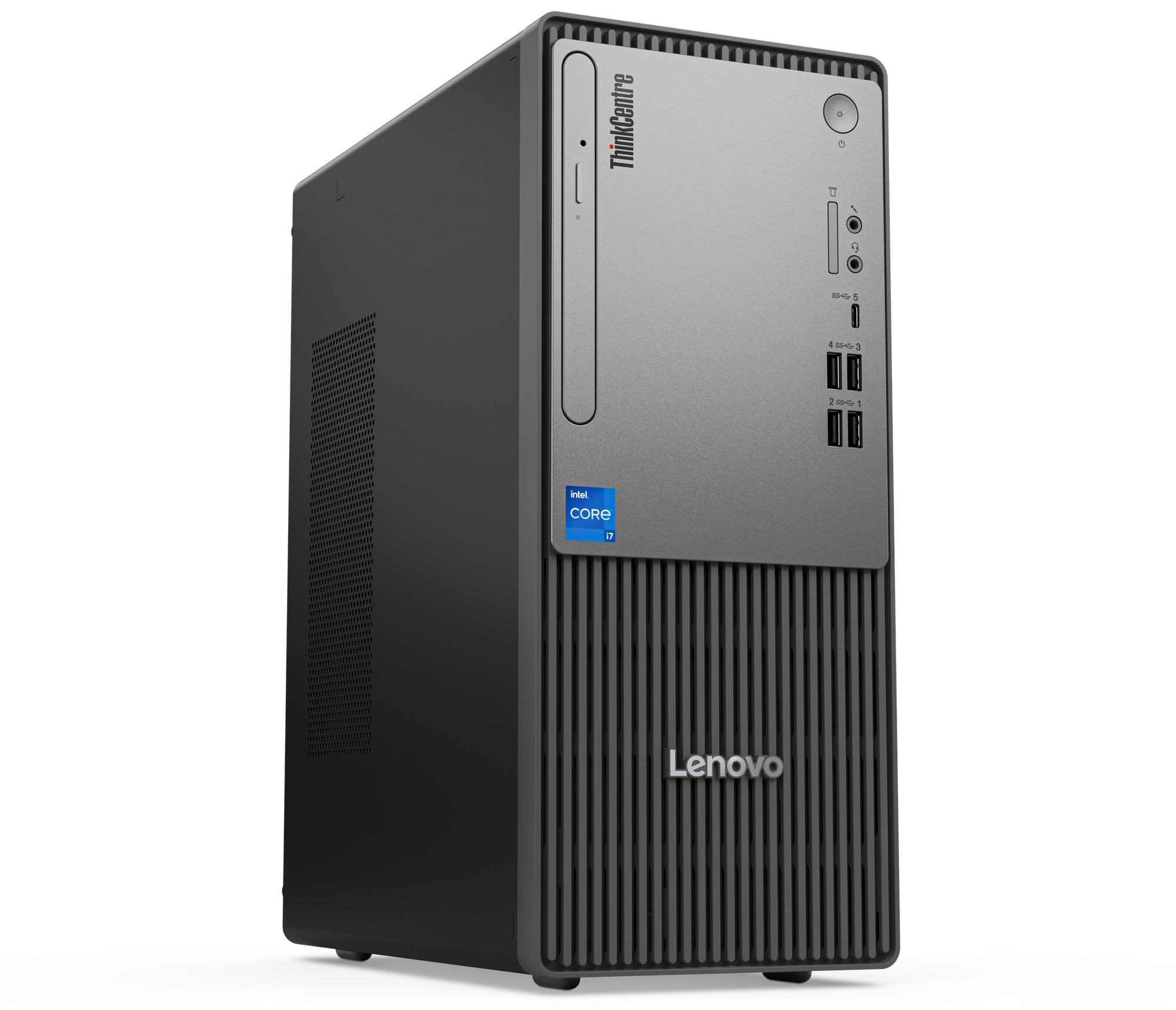 Lenovo ThinkCentre neo 50t G5 TWR i3-14100 8GB DDR5 SSD256 UHD 730 W11Pro Black 3Y OnSite - zdjęcie 1