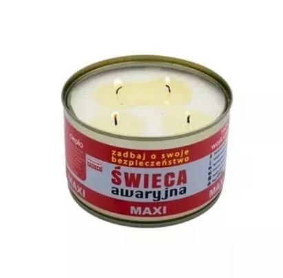 Świeca awaryjna przetrwania HASKE Pro MAXI 410g 72h - zdjęcie 2