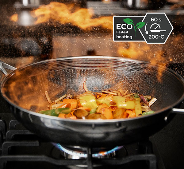 Patelnia sauté z pokrywką Kohersen Black Cube 26cm - zdjęcie 2