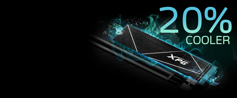 Dysk SSD ADATA XPG GAMMIX S70 BLADE 512GB M.2 2280 PCIe Gen3x4 - zdjęcie 2