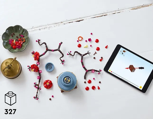 LEGO ICONS 10369 Botanicals - Kwiat śliwy - zdjęcie 6