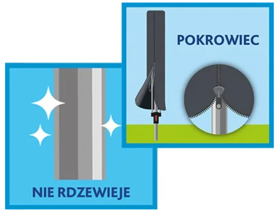 Suszarka zewnętrzna Vileda Sun Lift Plus 60 - zdjęcie 4