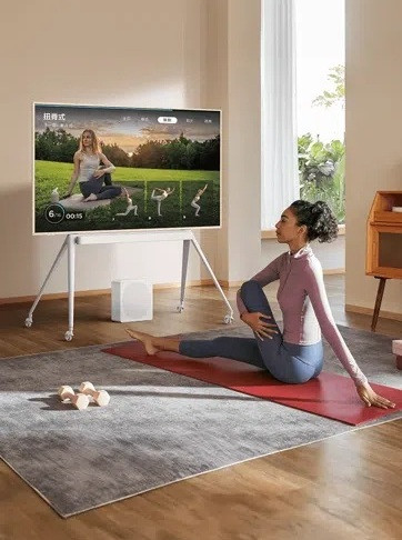 Telewizor TCL NXTFrame 55A300 PRO QLED 55'' 4K Ultra HD 144Hz Google TV Dolby Vision IQ Biały - zdjęcie 11