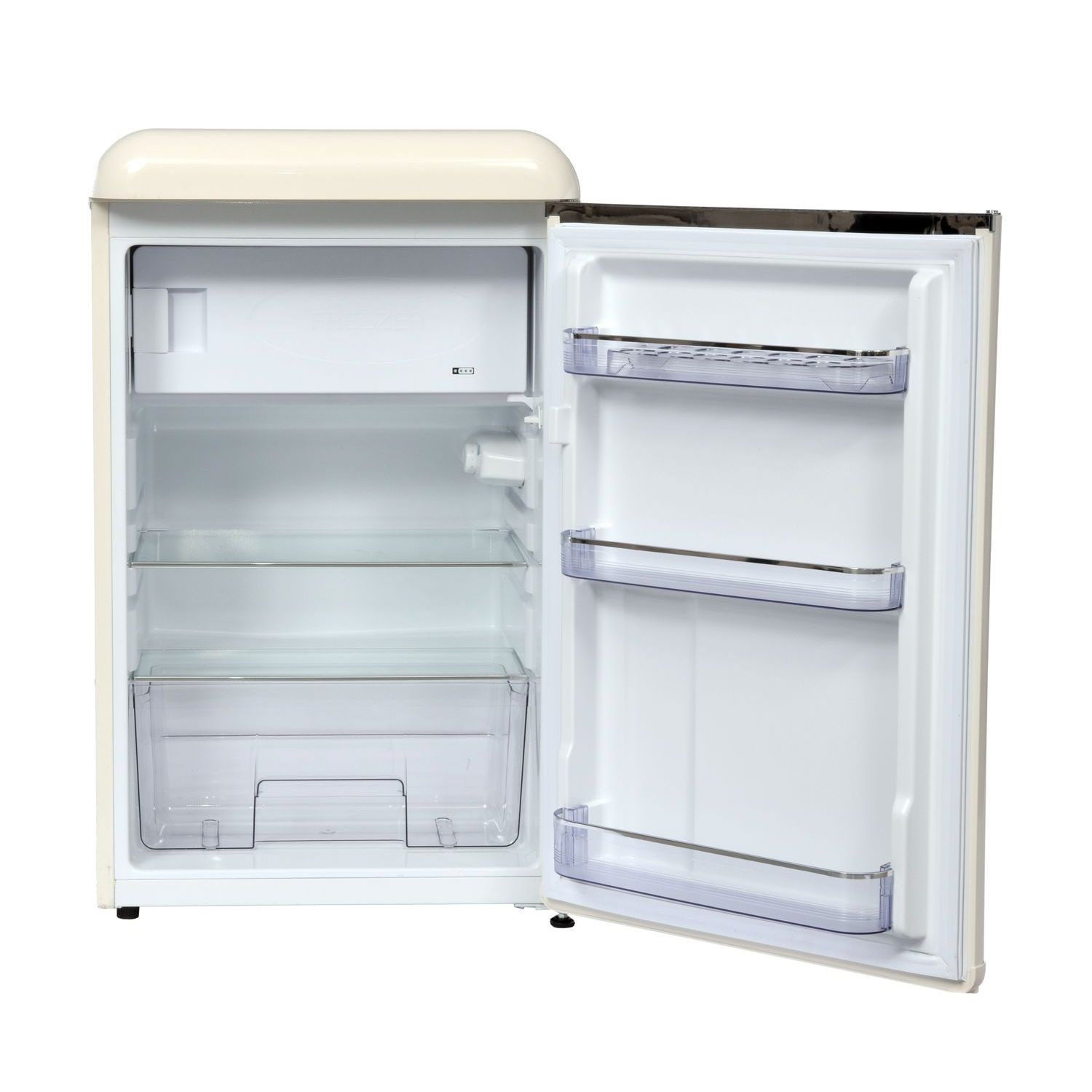 Lodówka Retro Ravanson LKK-120RC (545mm x 895mm x 585 mm; 106 l; kremowy) - zdjęcie 2