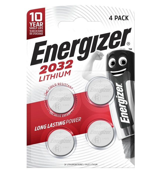 ENERGIZER BATERIA SPECJALISTYCZNA CR2032, 4 sztuki, 3V, ECO - zdjęcie 1