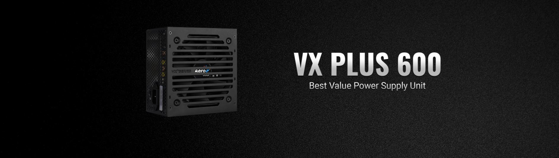 ZASILACZ AEROCOOL PGS VX-600plus 600W 80+ BOX - zdjęcie 1