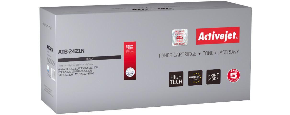 Activejet ATB-2421N Toner do drukarki Brother, Zamiennik Brother TN-2421; Supreme; 3000 stron; czarny. - zdjęcie 6